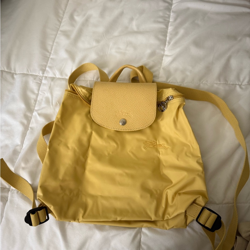 Yellow Longchamp Backpack
